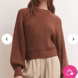 Z Supply Asheville Sweater in penny, size M